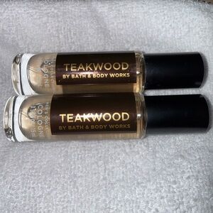 Bath & Body Works Teakwood Men's Cologne - Black and Gold Accents